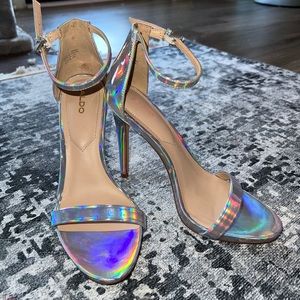 ALDO HOLOGRAPHIC HEELS